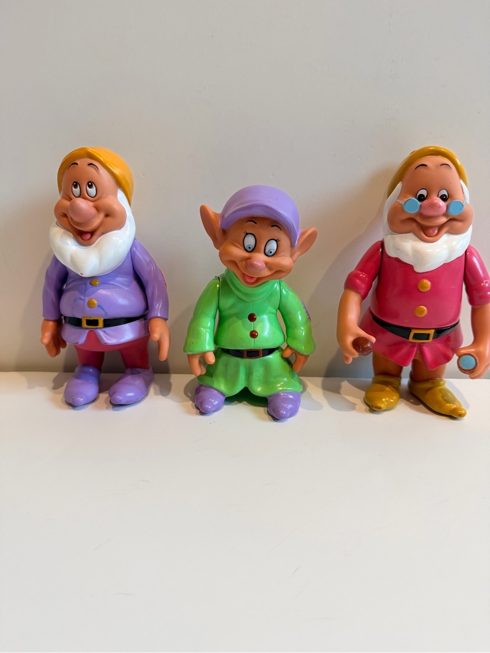 1970 Disney action figures, Snow Whites Dwarfs